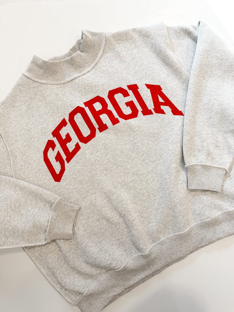 Georgia Reversible Mockneck Sweatshirt