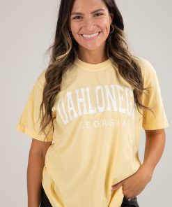 Yellow Dahlonega Georgia Tee