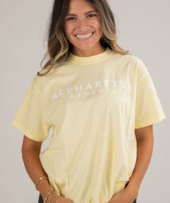 Yellow Alpharetta Georgia Tee