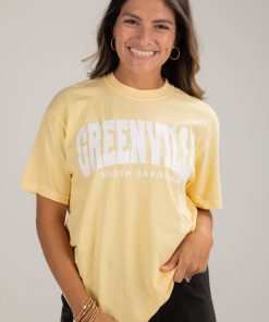 Yellow Greenville South Carolina Tee