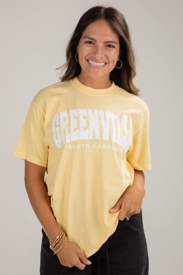 Yellow Greenville South Carolina Tee