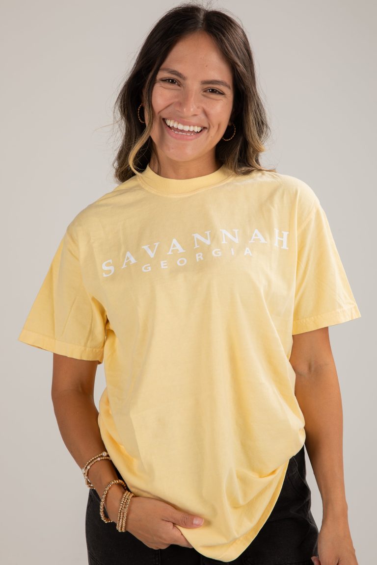 Yellow Savannah Georgia Tee