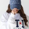 ATL Distressed Embroidered Hat