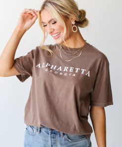 Brown Alpharetta Georgia Tee