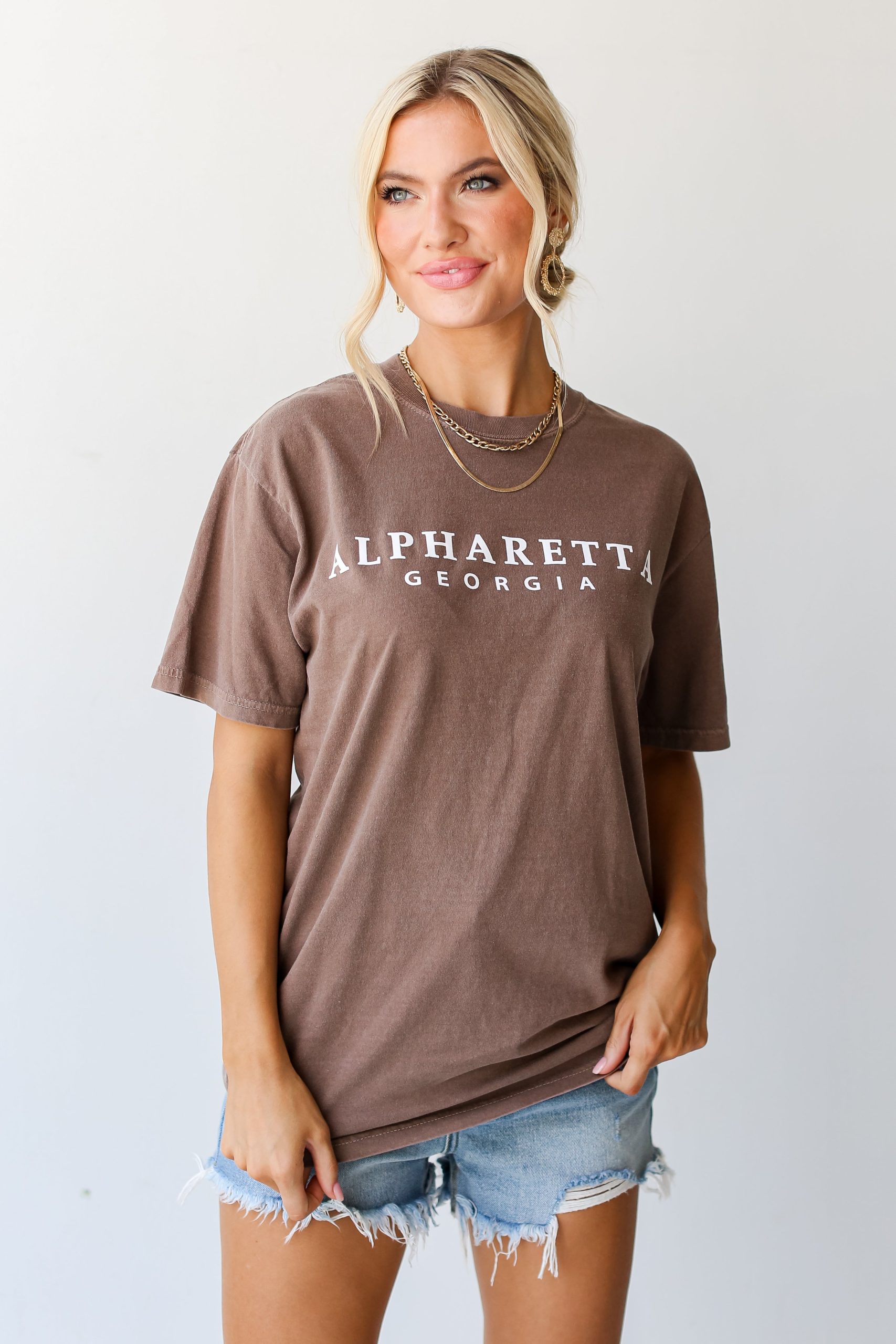 Brown Alpharetta Georgia Tee - Image 2