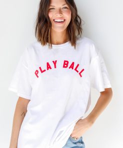 Red Play Ball Tee
