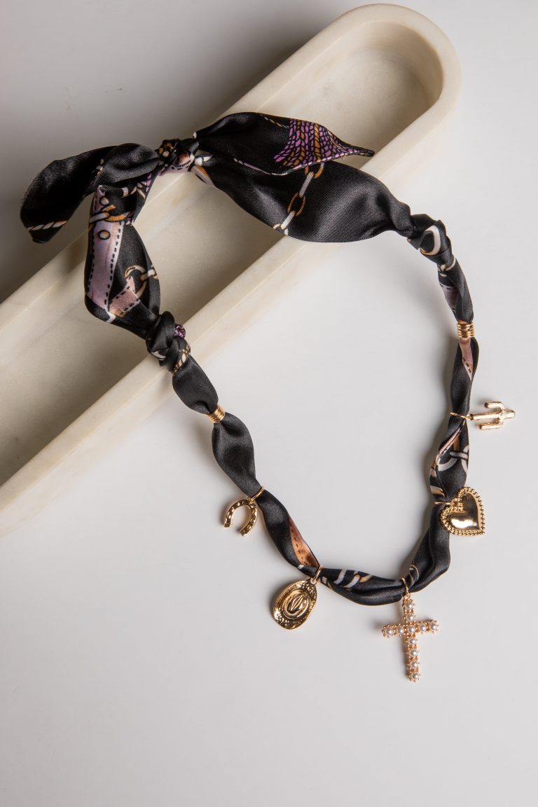 Marley Bandana Charm Necklace