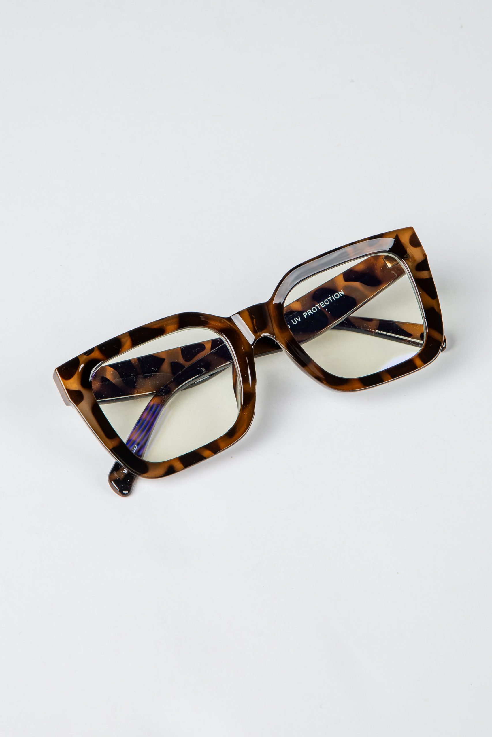 Blue Light Essential Black Square Frames