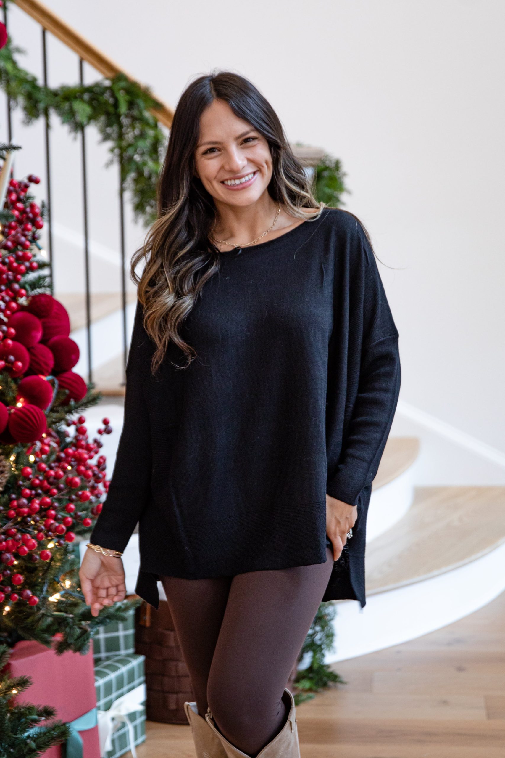 FINAL SALE - Made To Unwind Lightweight Knit Oversized Sweater - Image 3