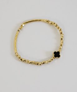Diana Beaded Quatrefoil Bracelet