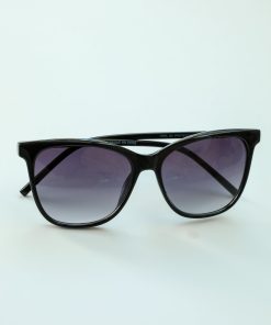 Trendsetting Take Black Square Sunglasses