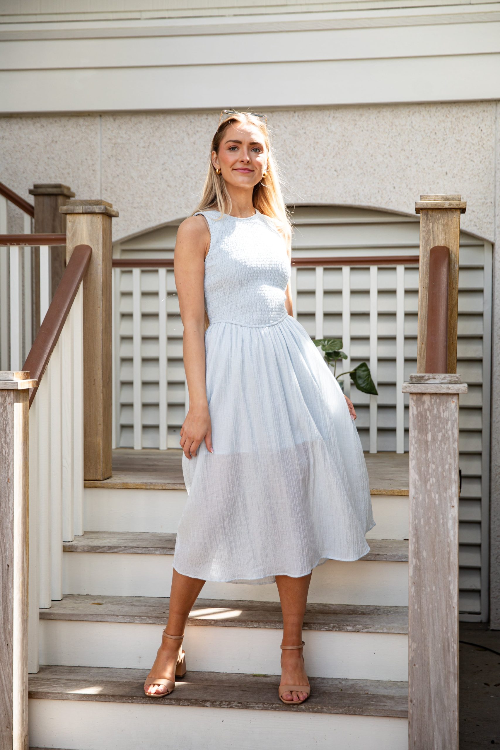 Storybook Stroll Smocked Midi Dress - Image 4