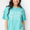Teal Charleston South Carolina Tee