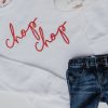 Youth Chop Chop Script Pullover