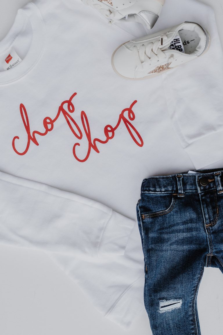 Youth Chop Chop Script Pullover
