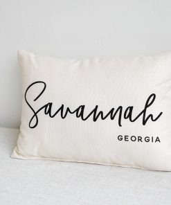 Savannah Script Pillow