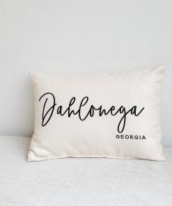 Dahlonega Script Pillow