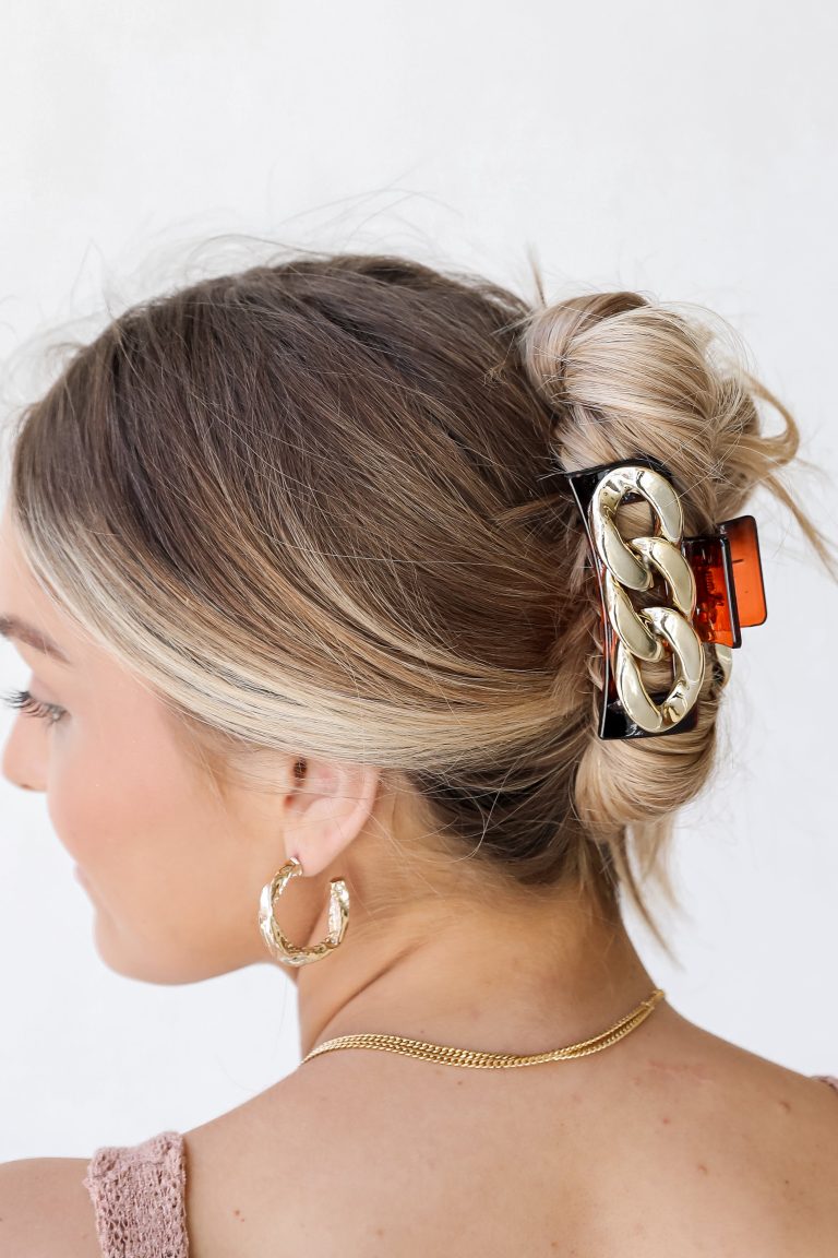 Jade Claw Hair Clip
