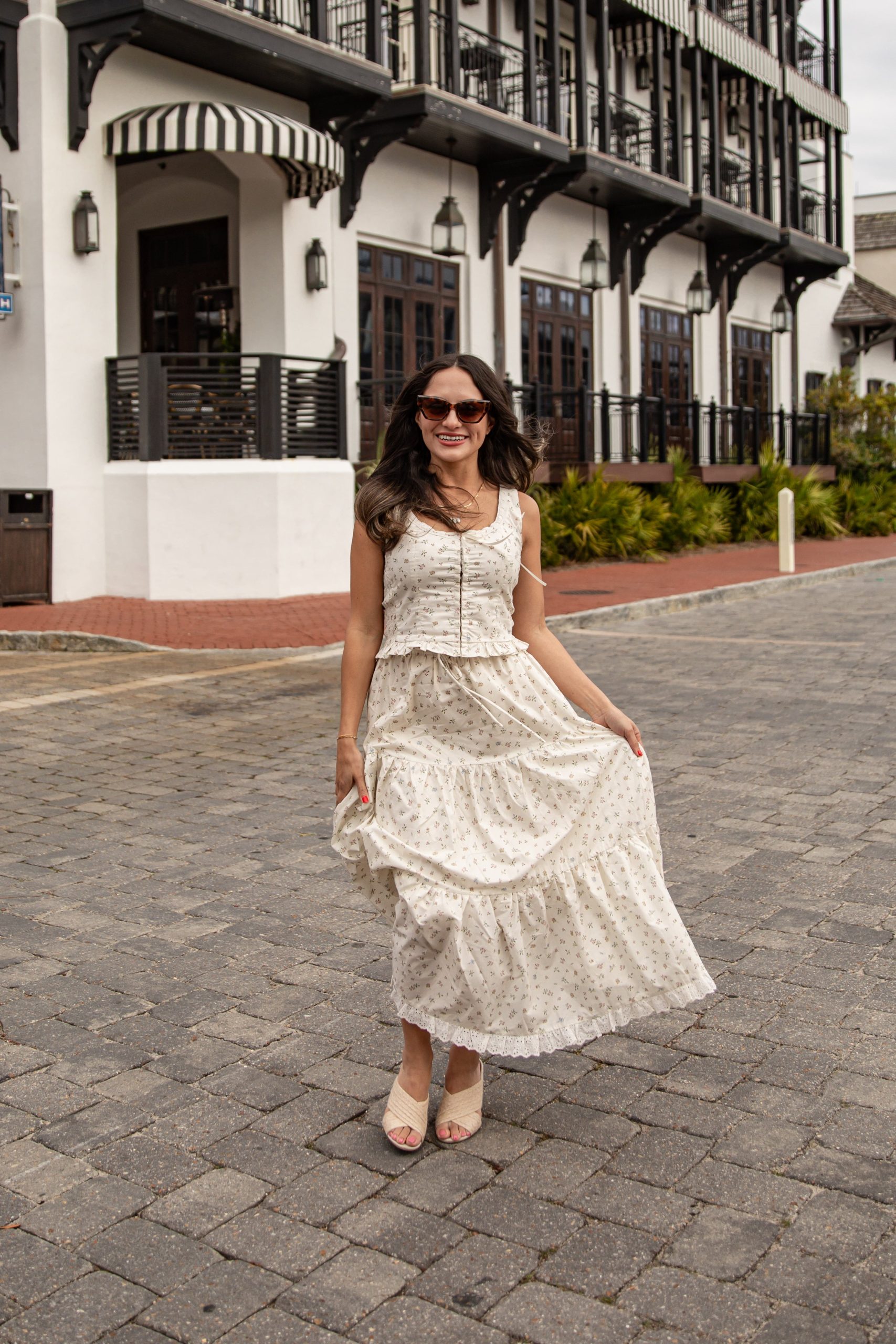 Delightful Direction Cream Floral Tank - Image 5