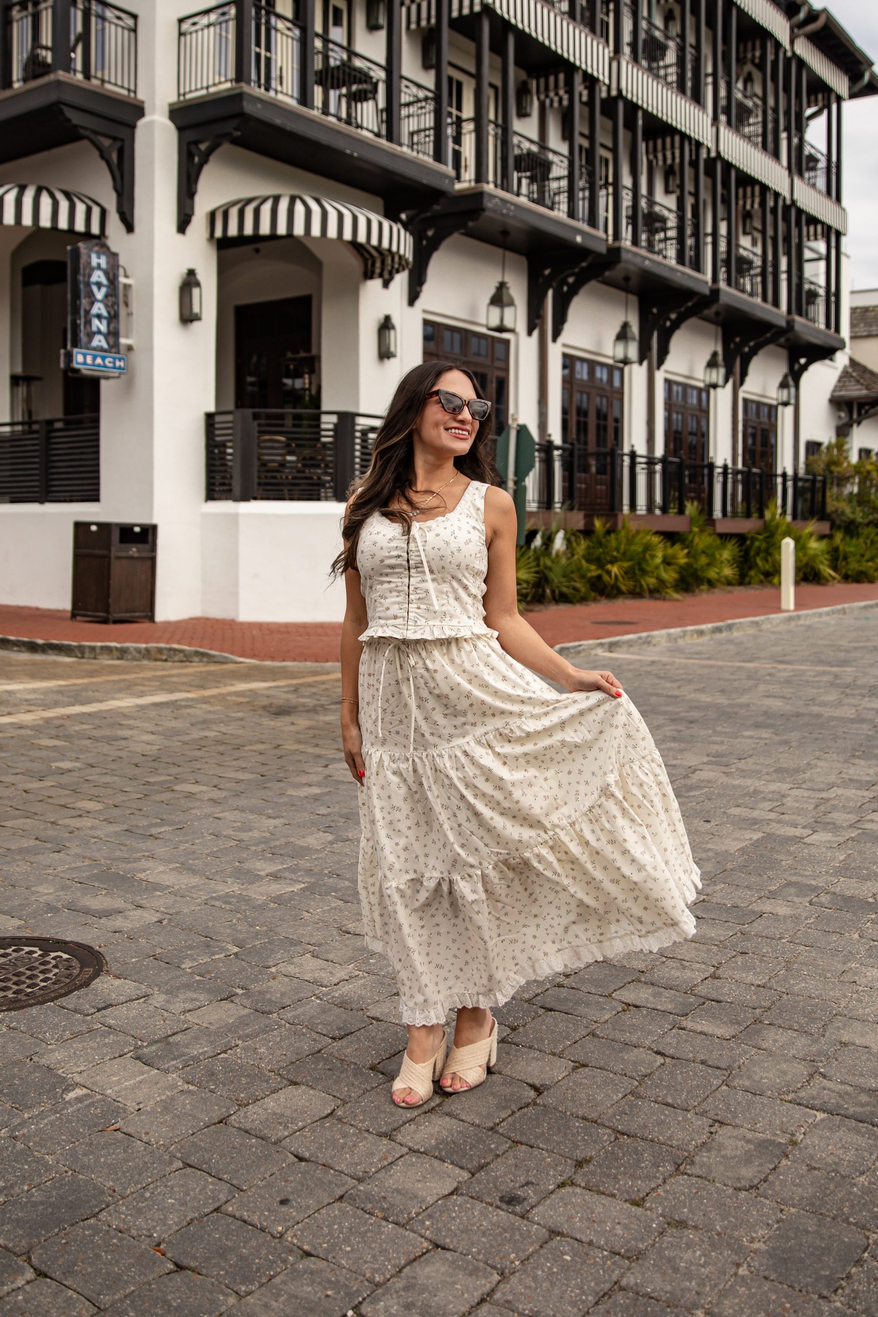 Delightful Direction Cream Floral Tank - Image 3