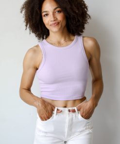 Lydia Everyday Cropped Tank - DU DEAL