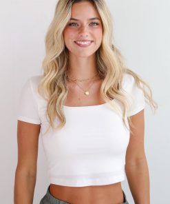 Penelope Everyday Cropped Tee - DU DEAL
