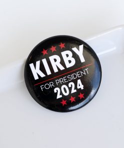 Kirby For President Button