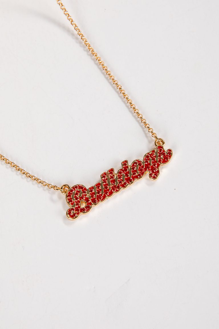 Gold Bulldogs Necklace
