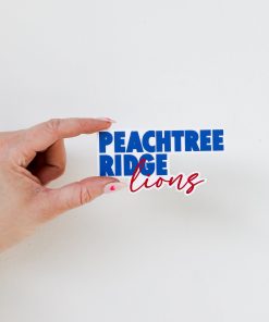 Peachtree Ridge Lions Sticker