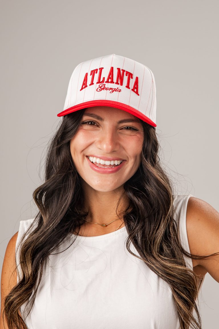 Classic Atlanta Georgia Pinstripe Hat