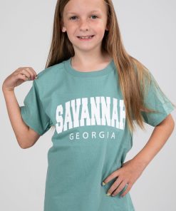 Youth Seafoam Savannah Georgia Tee