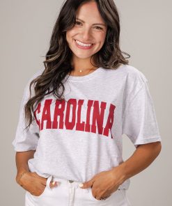 Heather Grey Carolina Graphic Tee