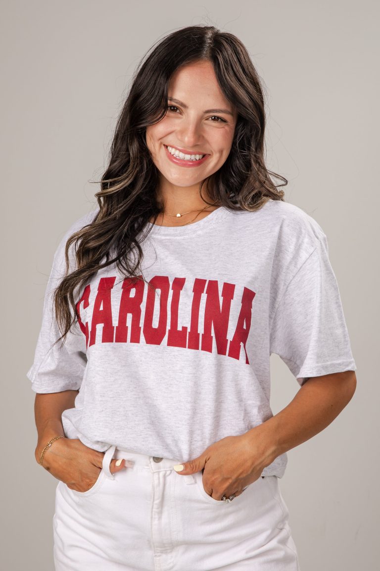 Heather Grey Carolina Graphic Tee