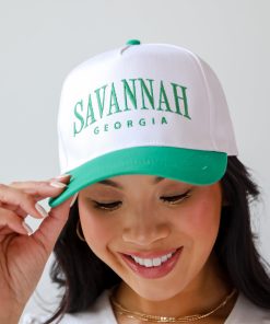 Green Savannah Georgia Color Block Hat