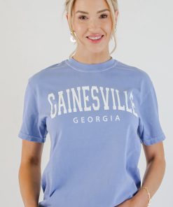 Light Blue Gainesville Georgia Tee