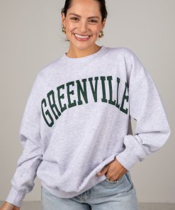 Heather Grey Greenville Graphic Sweatshirt