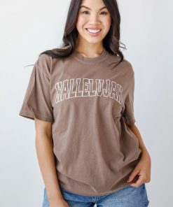 Brown Hallelujah Tee