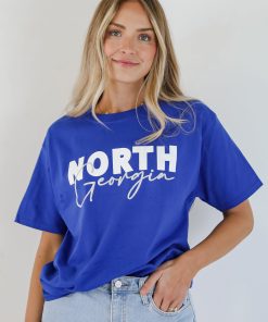 Blue North Georgia Tee