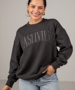 Nashville Grey Graphic Pullover