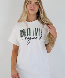 White North Hall Trojans Tee