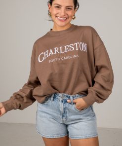 Charleston South Carolina Brown Pullover