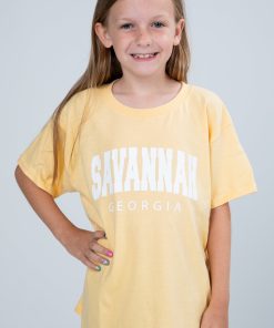 Youth Yellow Savannah Georgia Tee