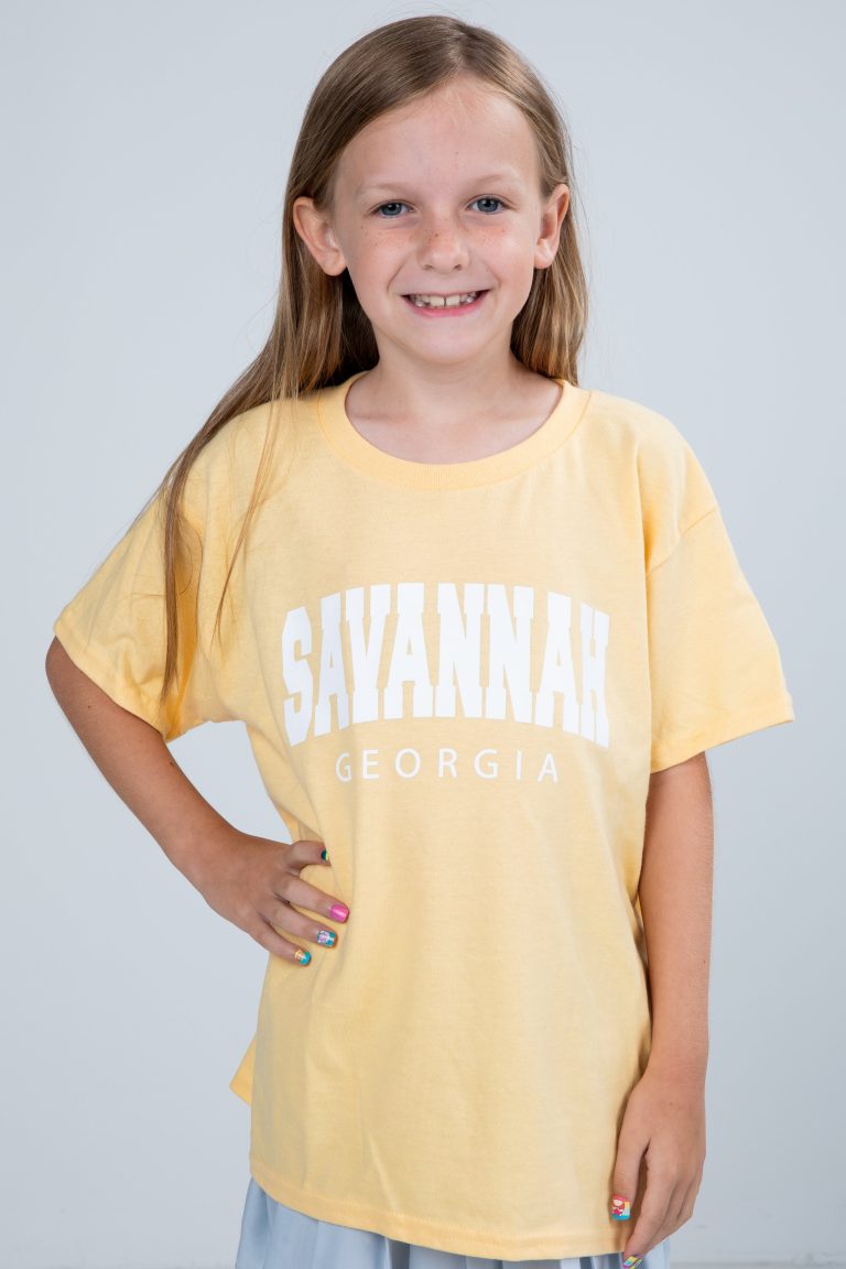 Youth Yellow Savannah Georgia Tee