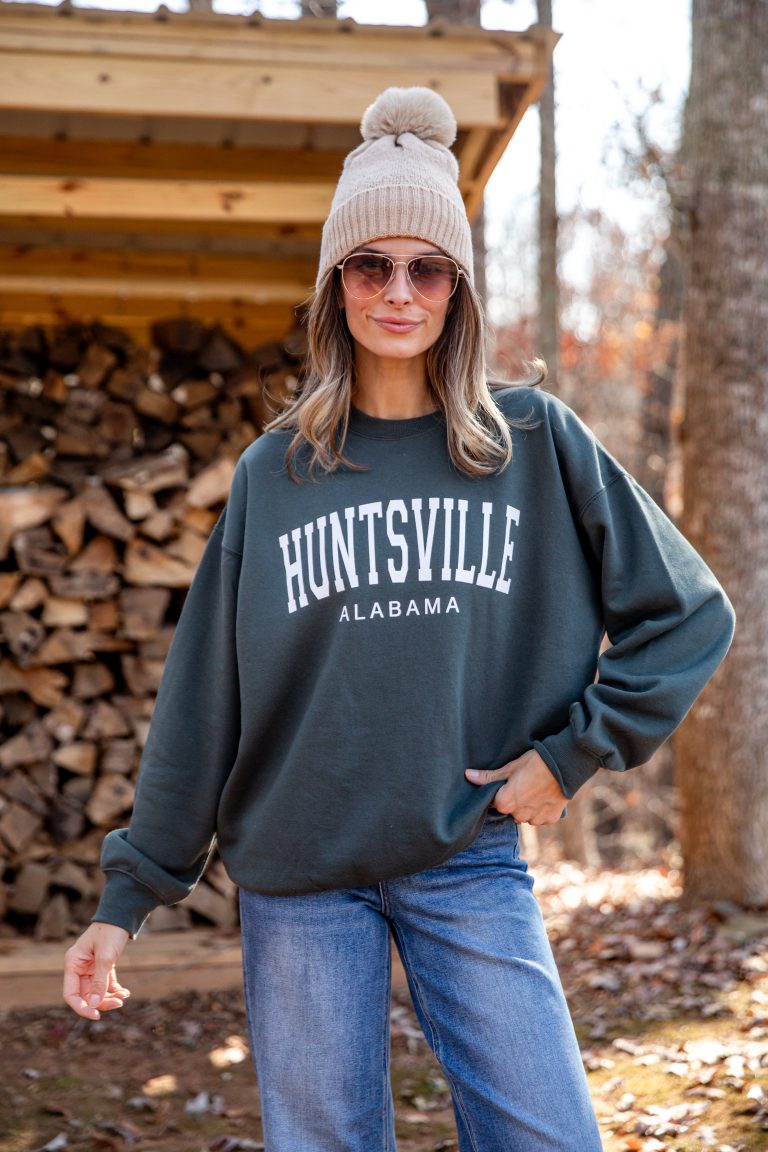 Dark Green Huntsville Alabama Sweatshirt