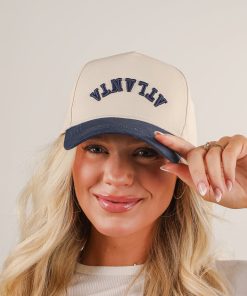 Atlanta Embroidered Color Block Hat
