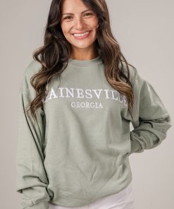 Gainesville Sage Relaxed Pullover