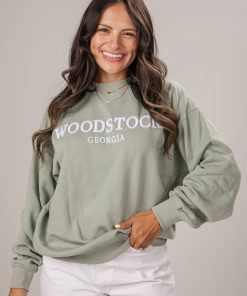 Woodstock Sage Relaxed Pullover