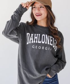 Charcoal Dahlonega Georgia Long Sleeve Tee