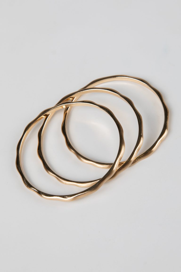 Brielle Gold Bangle Set