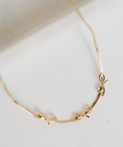 Maddy Bow Charm Necklace